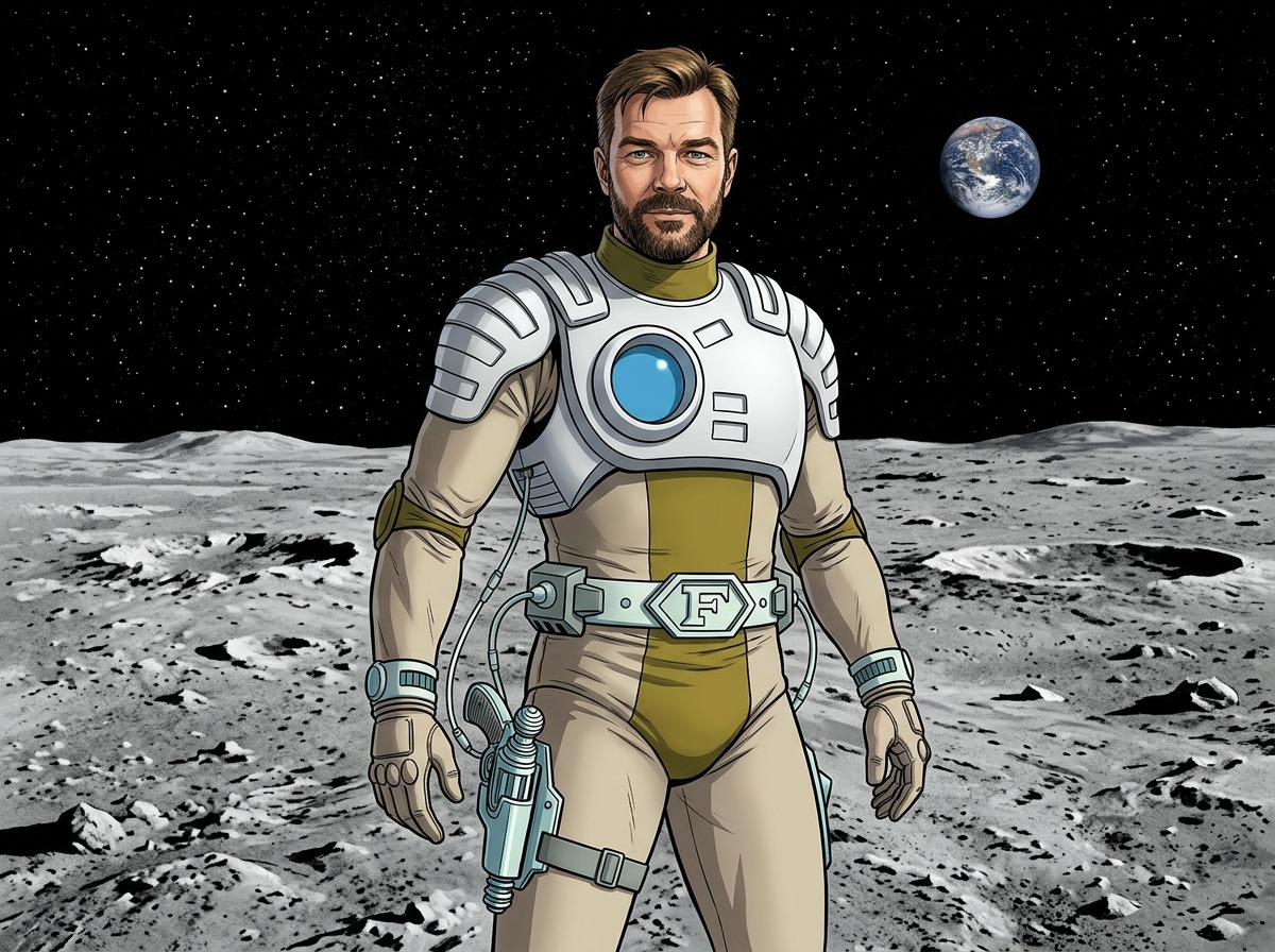 Patrick Collignon en Capitaine Flam — collection Semeurs de Givre Patchenco Éditions