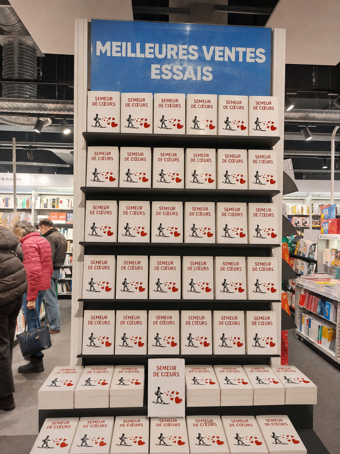 Tete de gondole semeurs de coeurs